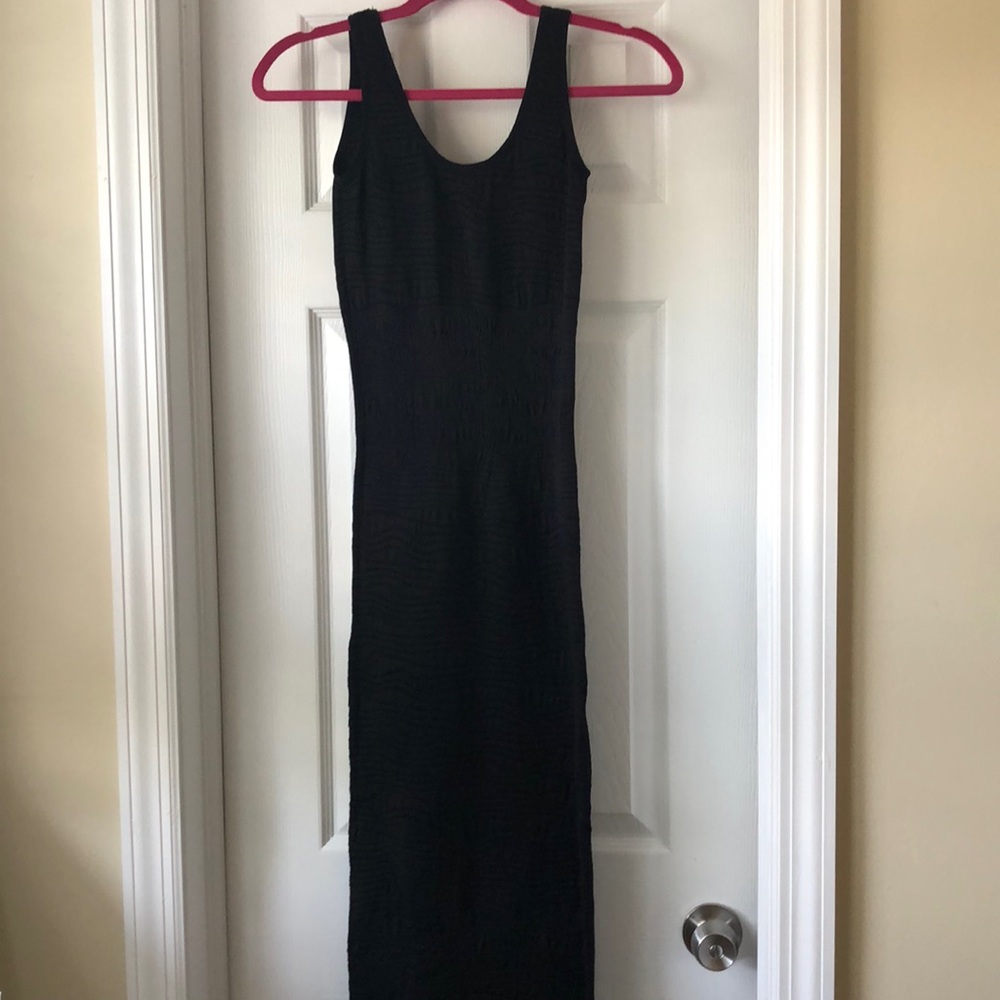 Long black maxi dress